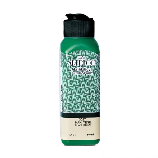 ARTDECO 070R-3027 AKRİLİK BOYA 140ML HAKİ YEŞİL