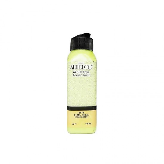 ARTDECO 070R-3673 AKRİLİK BOYA 140ML ELMA YEŞİLİ