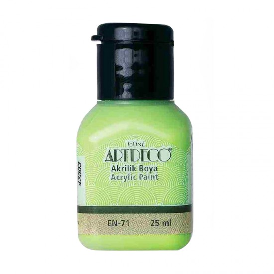 ARTDECO 070A-3666 AKRİLİK BOYA 25ML LİMON YEŞİLİ