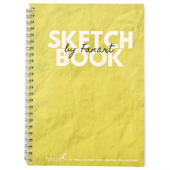 FANART 8674 ACADEMY SKETCH BOOK SPR.120GR A5 50YP SARI