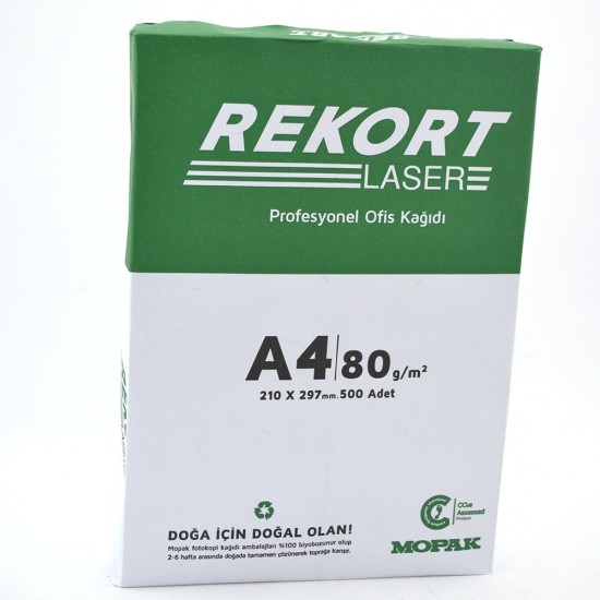 MOPAK FOTOKOPİ KAĞIDI 80GR A4 REKORT