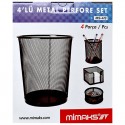 MİMAKS MS4 4LÜ METAL SET