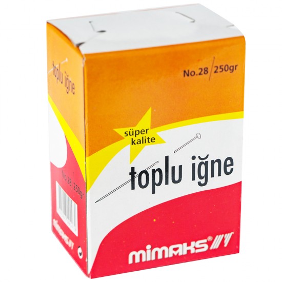 MİMAKS H.037 SÜPER NIKEL TOPLU İĞNE 250GR