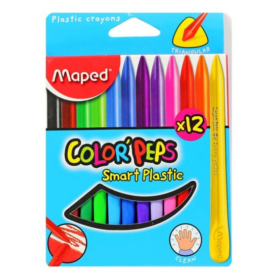 MAPED 862011 COLOR PEPS PLASTİK MUM BOYA 12Lİ