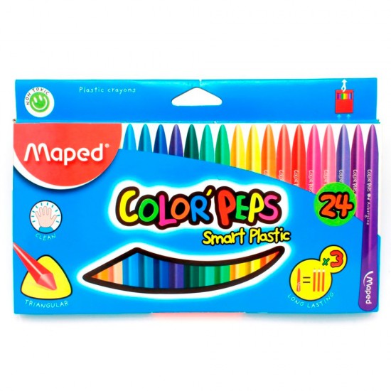 MAPED 862013 COLOR PEPS PLASTİK MUM BOYA 24LÜ