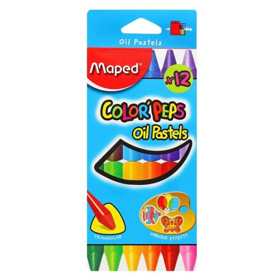 MAPED 864010 COLOR PEPS YAĞLI PASTEL 12Lİ