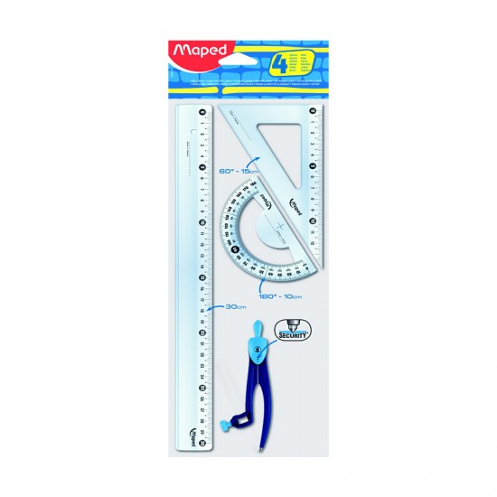 MAPED 899218 PERGELLİ MAXİ SET 4LÜ 30CM