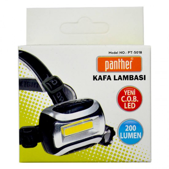 PANTHER  PT-5018 PİLLİ KAFA LAMBASI