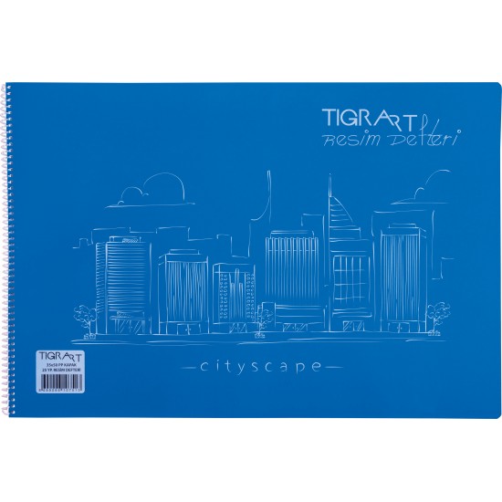 TİGRA TR-002 PP KAPAK RESİM DEFTERİ 35X50 25YP