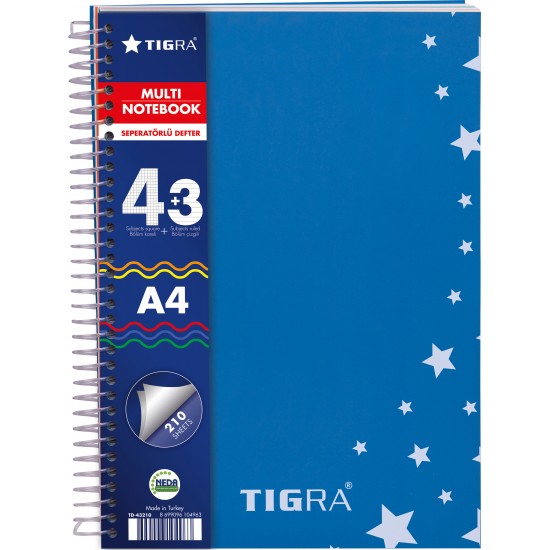 TİGRA TD-43175 4+3 AYRAÇ SPR DEFTER 175YP