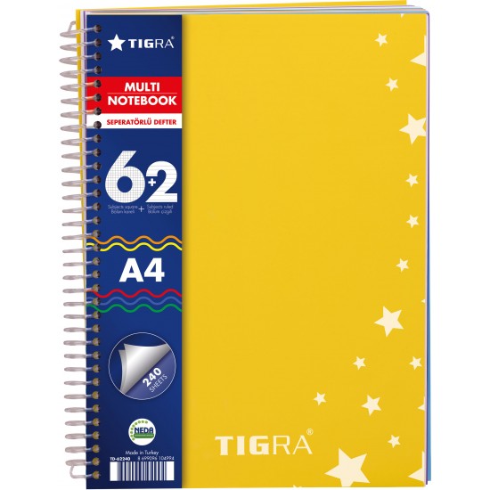 TİGRA TD-62200 6+2 AYRAÇ SPR DEFTER 200YP