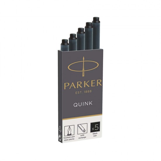 PARKER 1950382 DOLMAKALEM QUINK KARTUŞ 5Lİ SİYAH