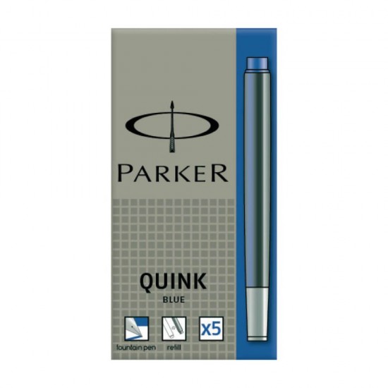 PARKER 1950384 DOLMAKALEM QUINK KARTUŞ 5Lİ MAVİ