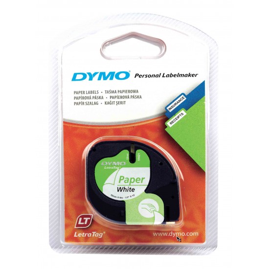 DYMO LETRATAG ŞERİT KAĞIT BEYAZ S0721510