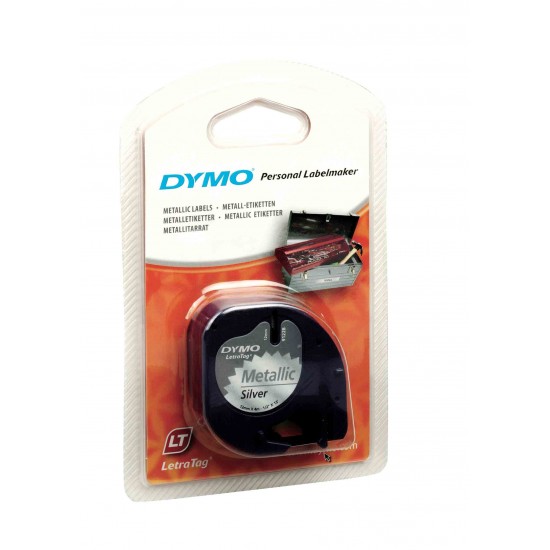 DYMO LETRATAG ŞERİT METALİK SILVER S0721730