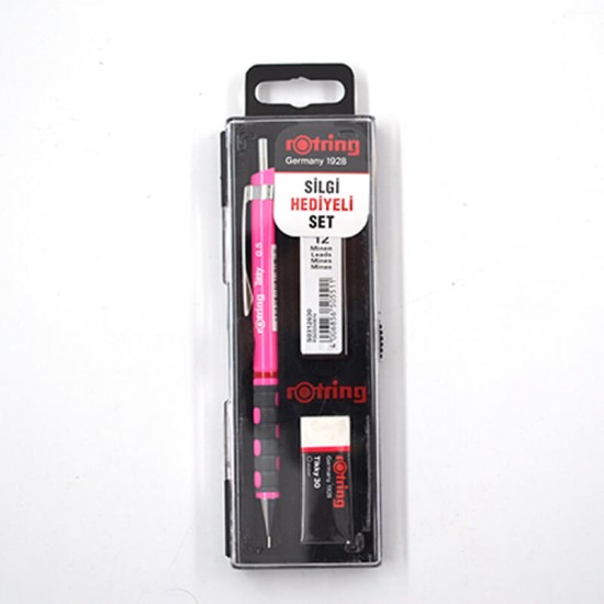 ROTRİNG 3LÜ OKUL SETİ 05MM NEON PEMBE VERSATİL+MİN+SİLGİ