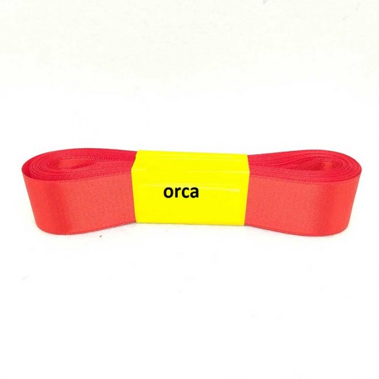 ORCA 1CM SATEN KURDELE 10M (10AD) KIRMIZI