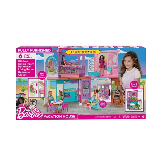 MATTEL HCD50 BARBİE NIN TATIL EVI 1