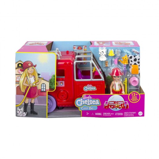 MATTEL HCK73  BARBİE CHELSEA ITFAIYE ARACI 1