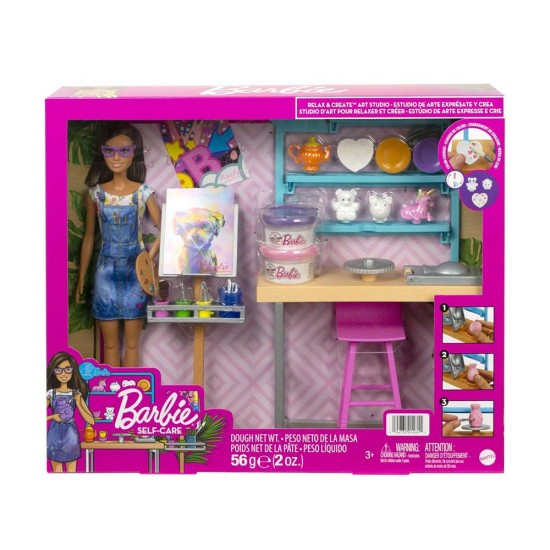 MATTEL HCM85 BARBİE NİN SANAT EVI OYUN SETI 3