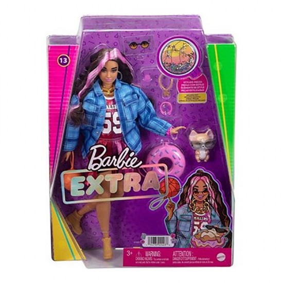 MATTEL HDJ46 BARBİE EKOSE CEKETLI BEBEK 4