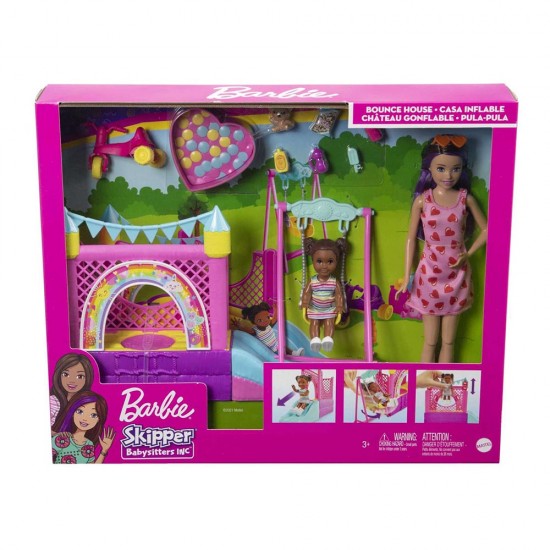 MATTEL HHB67 BARBİE BEBEK BAKICISI SKIPPER OYUN EVI 3