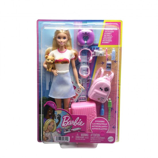 MATTEL HJY18 BARBİE SEYAHATTE BEBEGI VE AKSESUARLAR