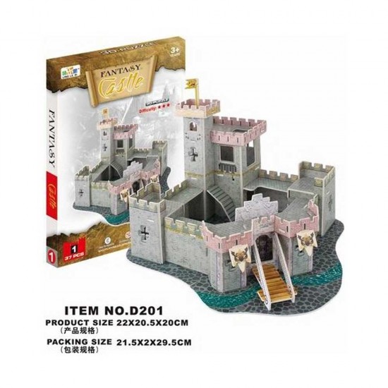 CC SEM0201D 3D PUZ.FANTASY CASTLE-1 37 PCS- 60