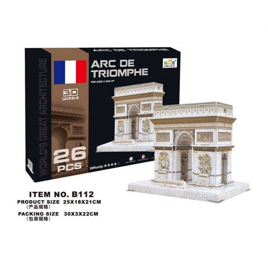 CC SEM0112B 3D PUZ. ARC DE TRIOMPHE 26 PCS - 36