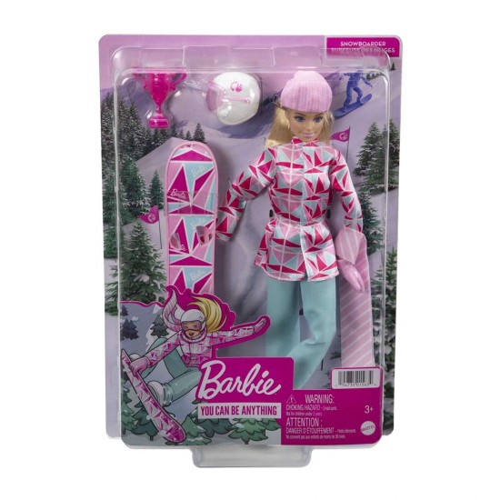 MATTEL HCN32 BARBİE SNOWBOARD SPORCUSU BEBEK 6