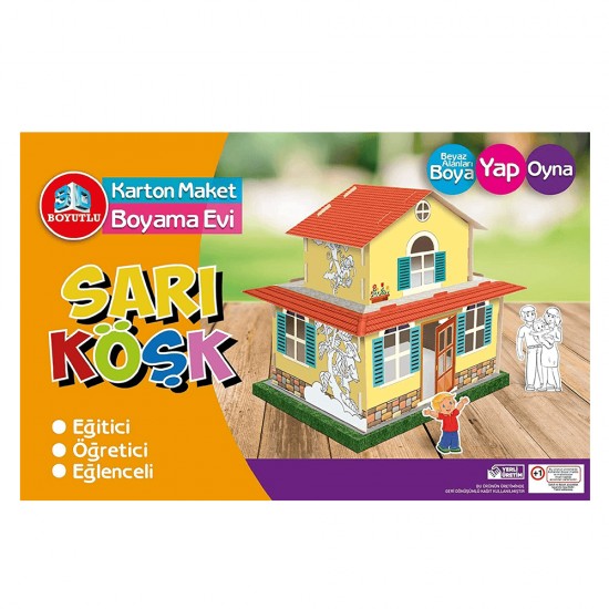 ORİENT 5135 MAKET KARTON SARI KÖŞK