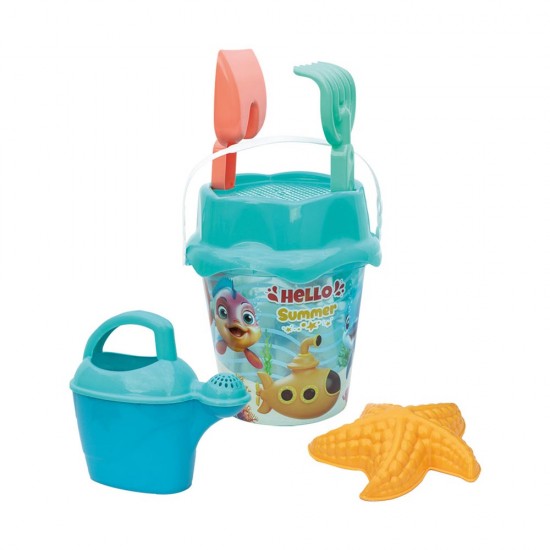 FEN 03971 AQUA ŞEFFAF ORTA KOVA SET