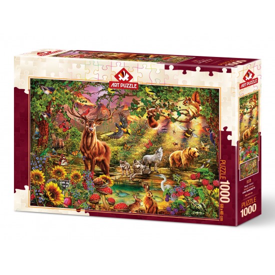 HEİDİ 5176 ART PUZZLE 1000 PARÇA BÜYÜLÜ ORMAN