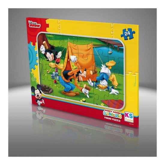 ONUR MCH704 MICKEY MOUSE FRAME PUZZLE 24PRÇ