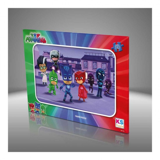 ONUR PJM704 PJMASKS FRAME PUZZLE 24PRÇ