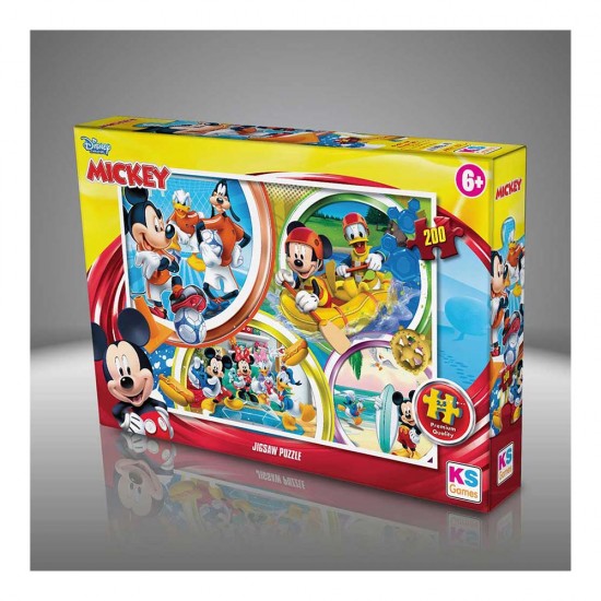 ONUR MCH113.MICKEY MAUSE PUZZLE 200PRÇ