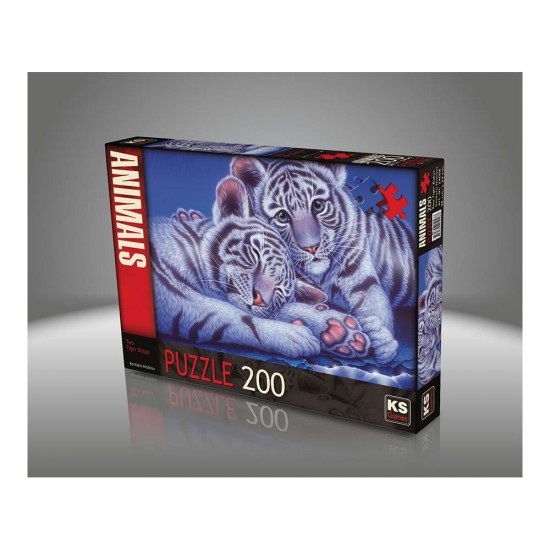 ONUR 24008 PUZZLE TWO TİGER BABYS 200PRÇ