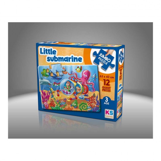 ONUR JP31006 LITTLE SUBMARİNE JUMBO PUZZLE 12PRÇ