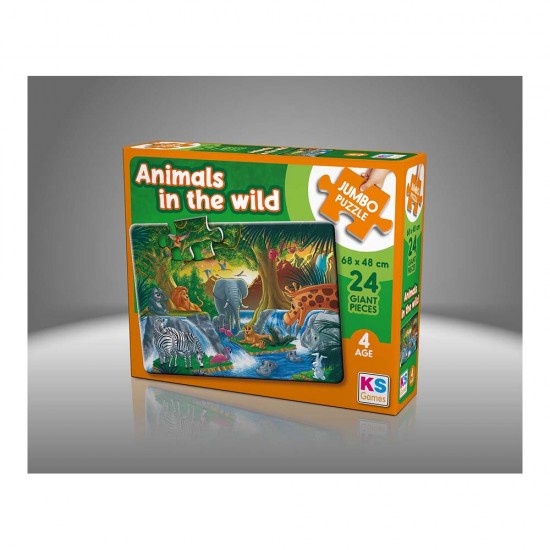 ONUR JP31008 ANIMAL İN THE WILD JUMBO PUZZLE 24PRÇ