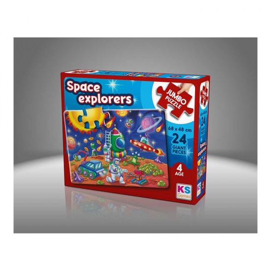 ONUR 31011 SPACE EXPLORERS JUMBO PUZZLE 24PRÇ