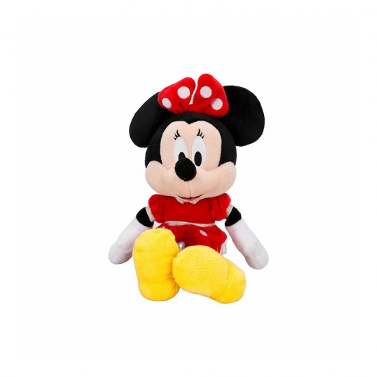 SUNMAN 03414 LFN-PELUŞ MINNIE KIRMIZI ELBİSELİ 25CM