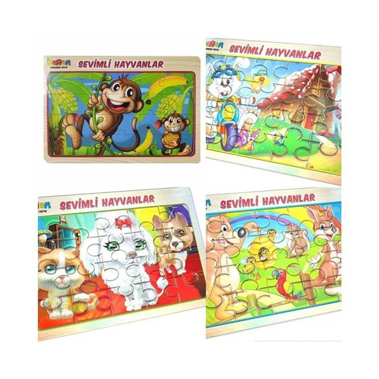 BEREN BRN-2134 OYNA ÖĞREN PUZZLE 36LI