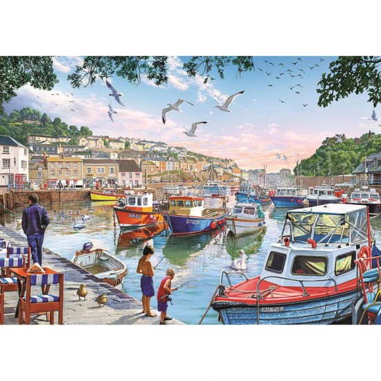 HEİDİ 4231 ART PUZZLE 1000 PARÇA LİMANDAKİ BALIKÇILAR