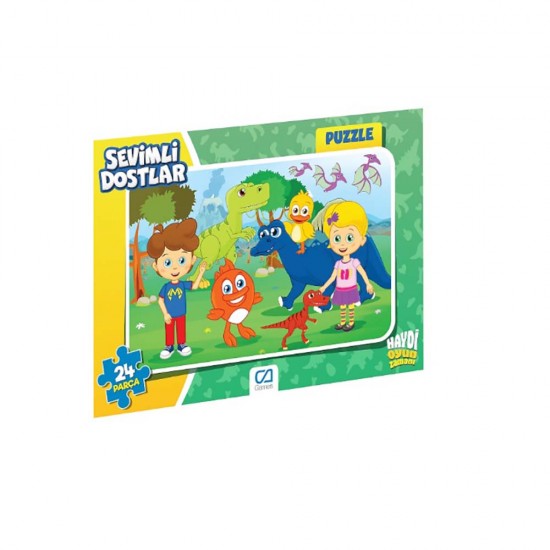 CA 5121-5122 SEVİMLİ DOSTLAR FRAME PUZZLE 24