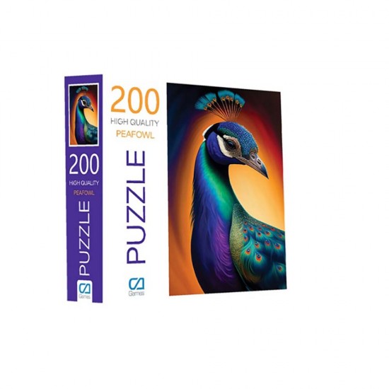 CA 6018 TAVUSKUŞU 200 PARÇA PUZZLE