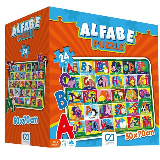 CA 5027 ALFABE EGİTİCİ PUZZLE