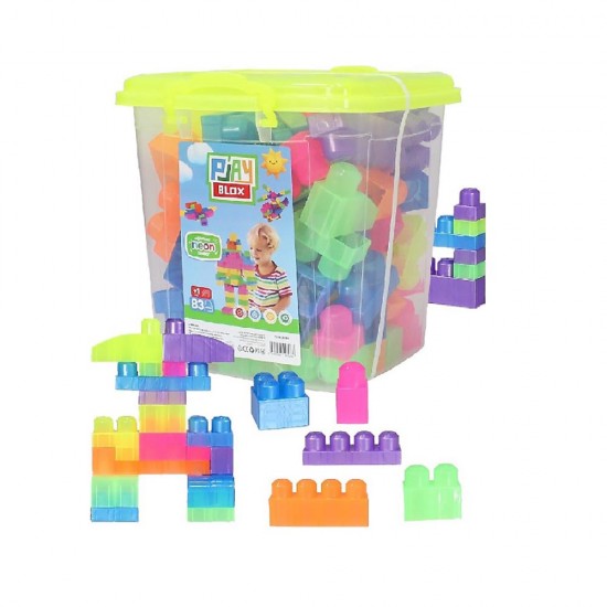 ASYA 3080 PLAYBLOX BLOCK NEON 83  PCS BUCKET