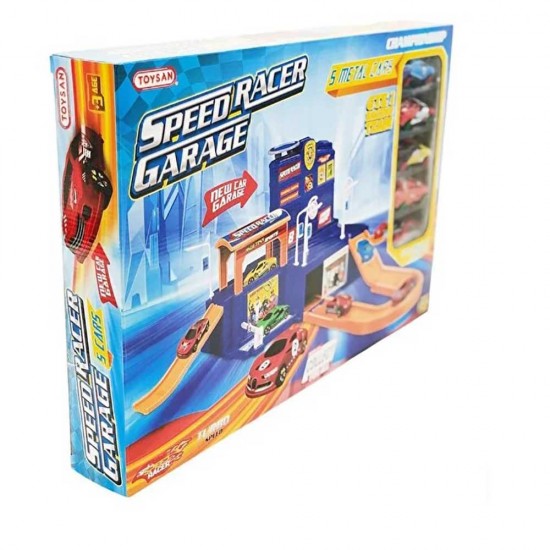 TOYSAN TOY-33 SPEED RACER GARAJE - 5 METAL ARABA