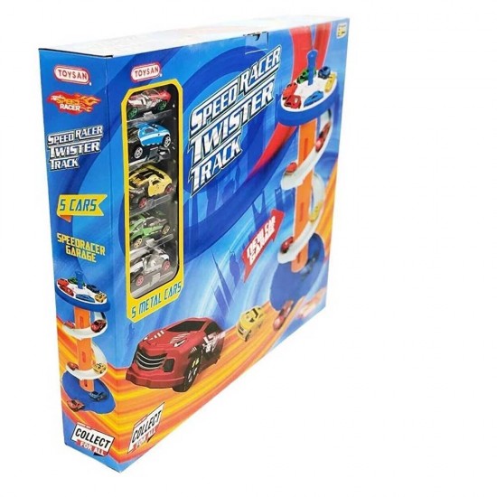 TOYSAN TOY-37 SPEED RACER TWISTER TRACK - 5 METAL ARABA