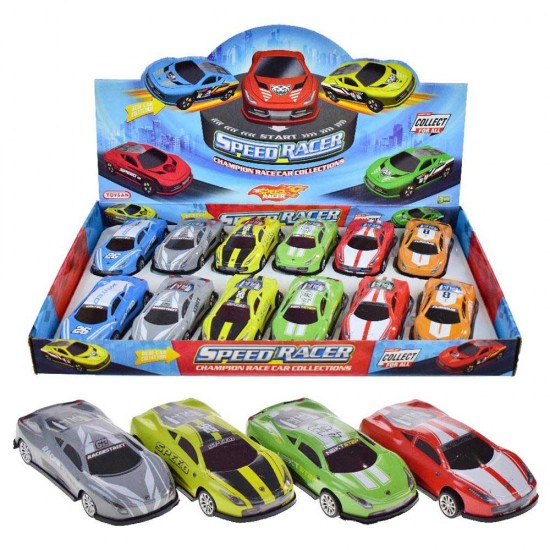 TOYSAN TOY-38 FER ÇEK BIRAK ARABA 12 Lİ DISPLAY